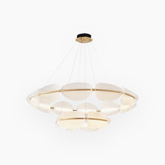 Chandelier Romantic Round Acrylic Petal Double