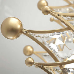 Chandelier Round Crystal