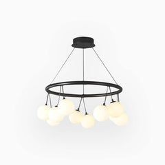 Chandelier Round Glass Ball Cherry