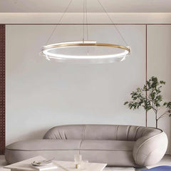 Chandelier Single Ring Circular Dimmable LED Living Room