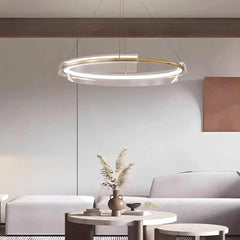 Chandelier Single Ring Circular Dimmable LED Room