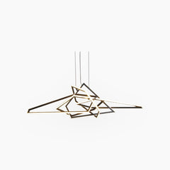 Chandelier Stainless Steel Dimmable LED Black