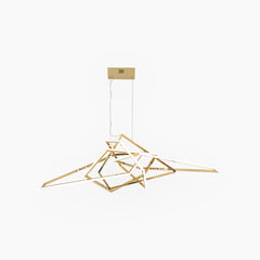 Chandelier Stainless Steel Dimmable LED Gold