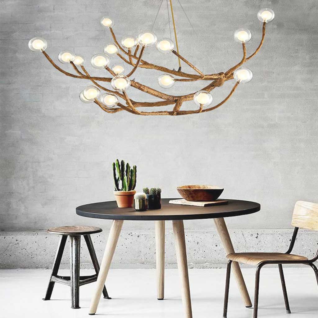 Chandelier Tree Branch 20 Lights Dining Table