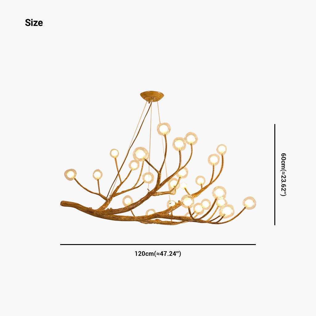 Chandelier Tree Branch 28 Lights Size