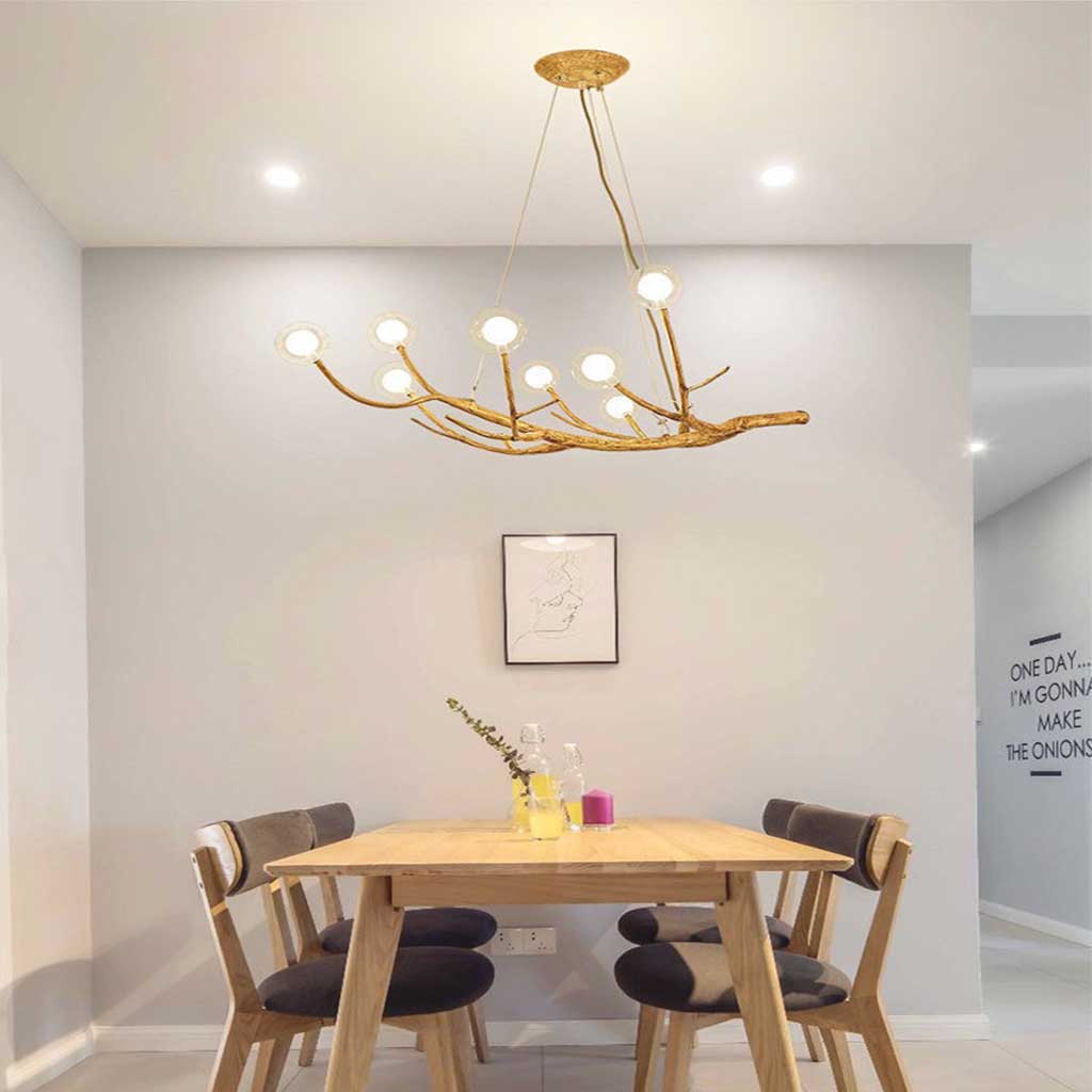 Chandelier Tree Branch 8 Lights Dining Table