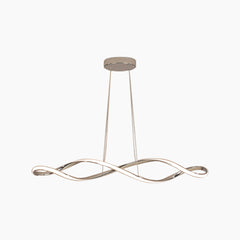 Chandelier Twisted Dimmable Chrome