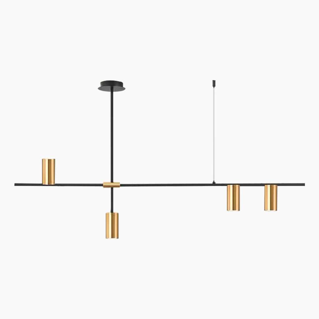 Chandelier Unique Iron Uplight Downlight Gold 4 Heads