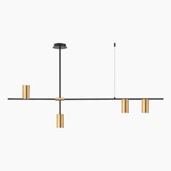 Chandelier Unique Iron Uplight Downlight Gold 4 Heads