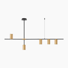 Chandelier Unique Iron Uplight Downlight Gold 5 Heads