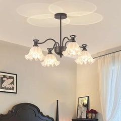 Chandelier Vintage Flower Farmhouse Lily of the Valley Bedroom