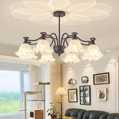 Chandelier Vintage Flower Farmhouse Lily of the Valley Living Room