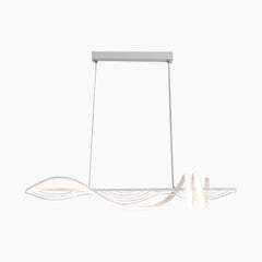 Chandelier Wavy Dimmable White