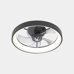 Ventilatore da soffitto circolare a LED da incasso, 3 colori