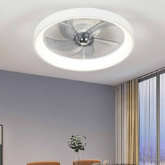 Ventilatore da soffitto circolare a LED da incasso, 3 colori