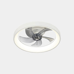 Ventilatore da soffitto circolare a LED da incasso, 3 colori