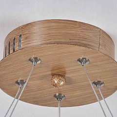 Circular Tree Branch Chandelier Resin Multi-Globe