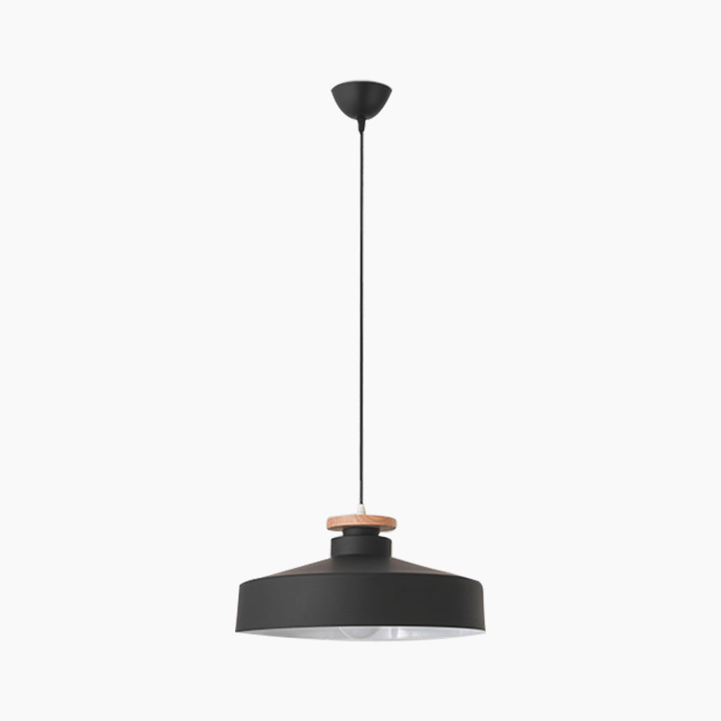 Colored Macaron Pendant Light Black