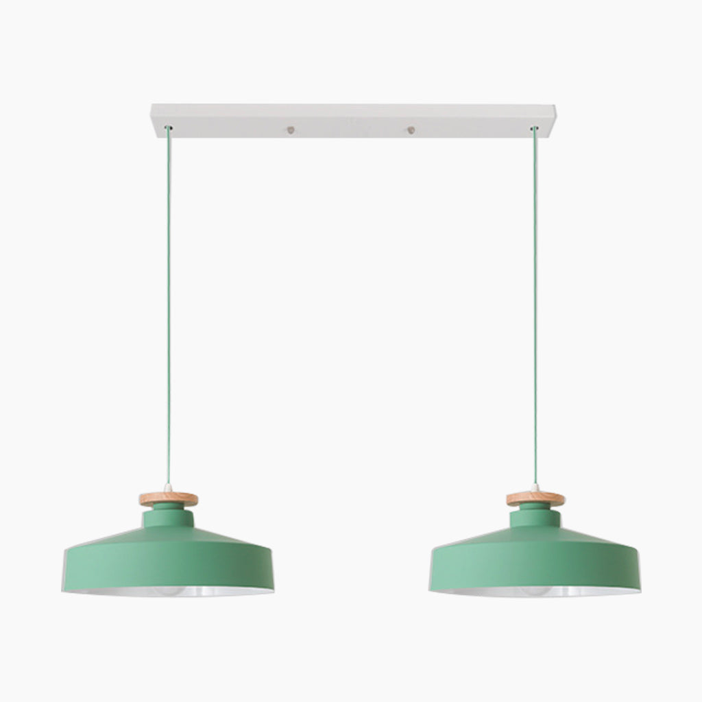 Colored Macaron Pendant Light Green 2