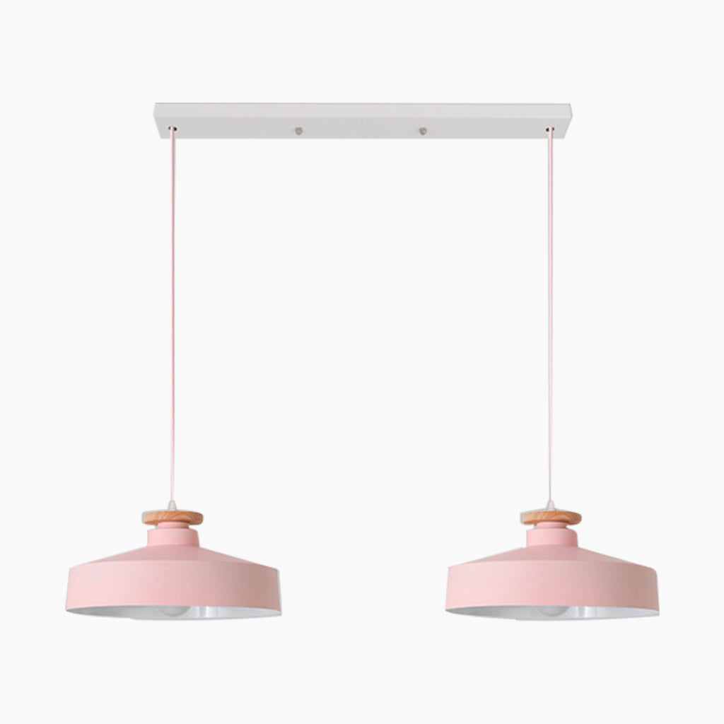 Colored Macaron Pendant Light Pink 2