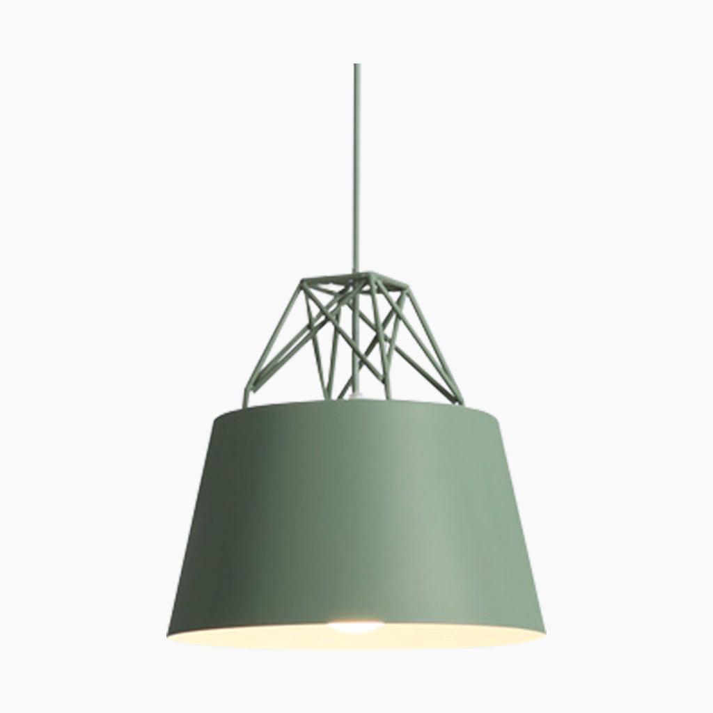 Colorful Macaron Pendant Light Green