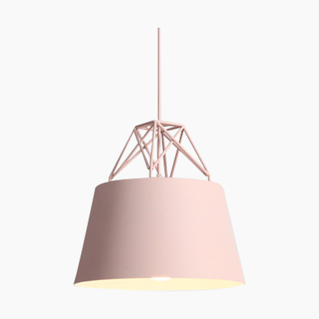 Colorful Macaron Pendant Light Pink
