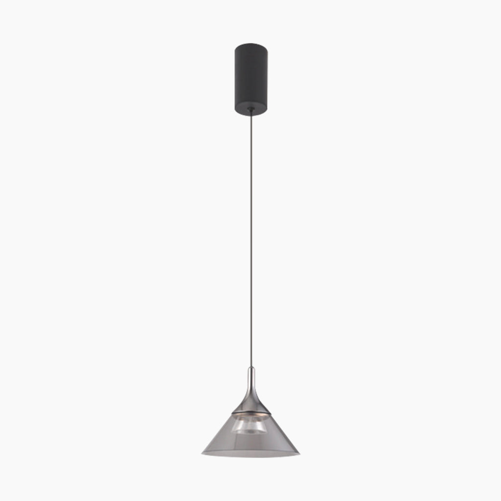 Cone Hanging Pendant Light Black
