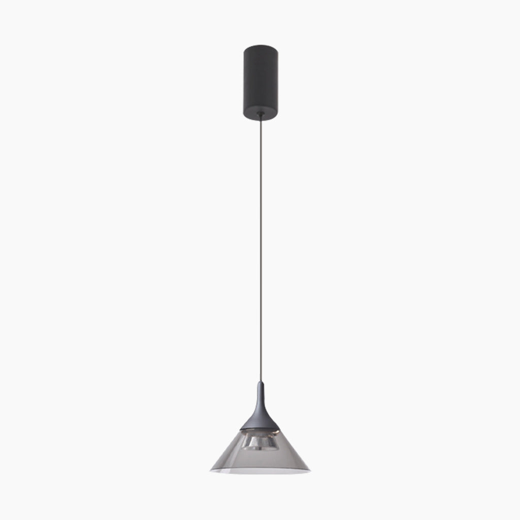 Cone Hanging Pendant Light Grey