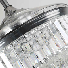 Crystal Chrome Ceiling Fan Light Hardware