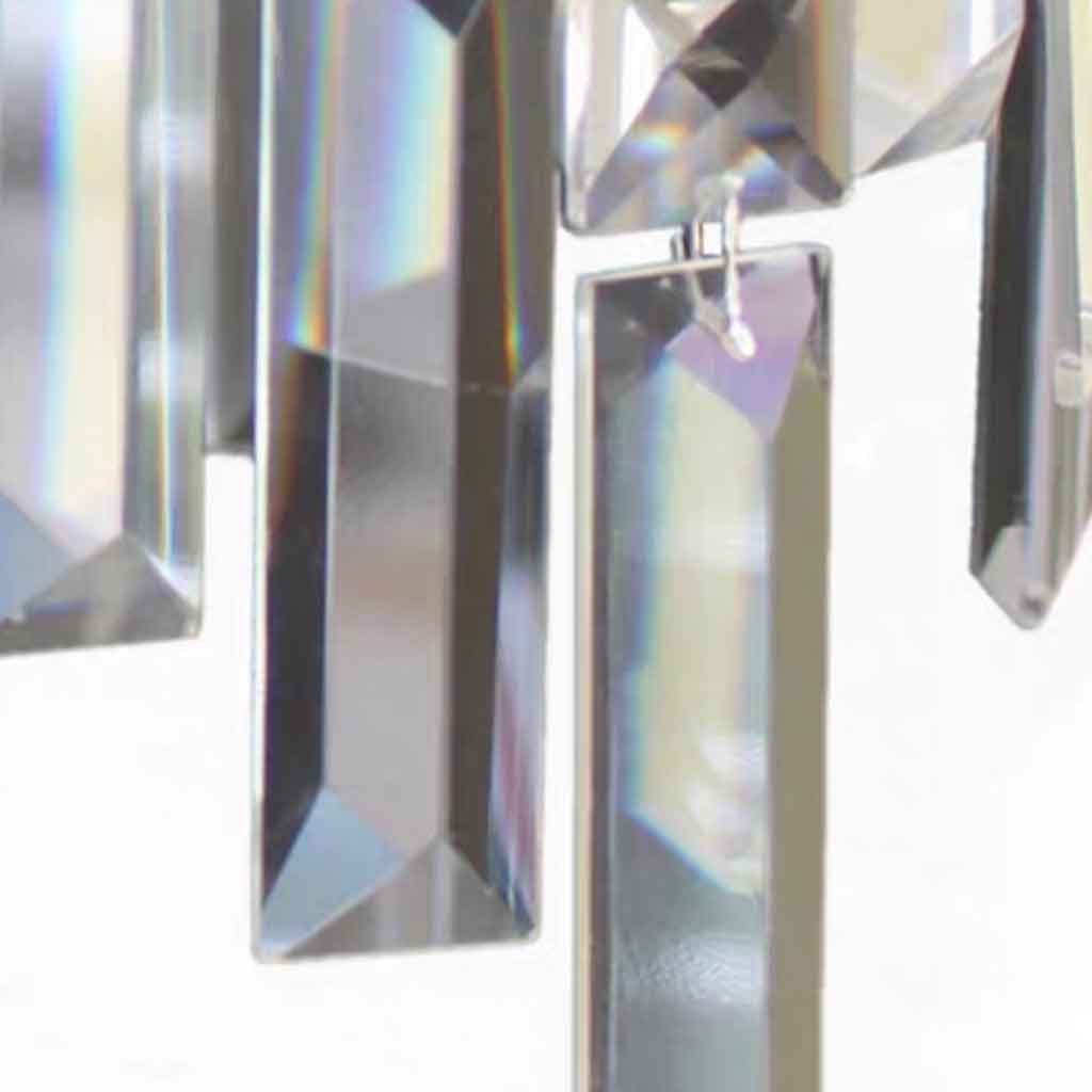 Crystal Waterfall Table Lamp Detail