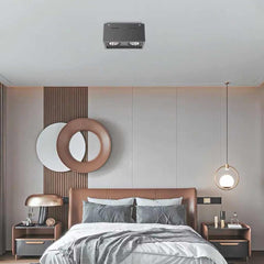 Luz de techo de montaje de lavado LED de cubo con focos, negro / blanco