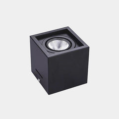 Luz de techo de montaje de lavado LED de cubo con focos, negro / blanco