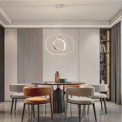 Decorative Oval Iron Dining Room Pendant Light Dining Room