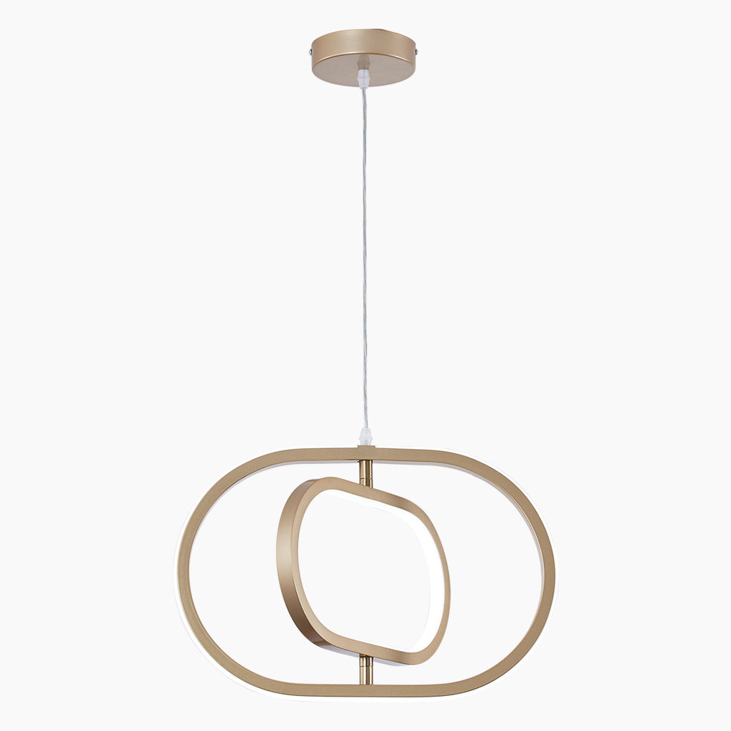 Decorative Oval Iron Dining Room Pendant Light Main