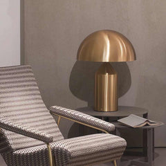 Desk Table Lamp Modern Creative Metal Murshroom Sitting Room