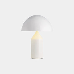 Desk Table Lamp Modern Creative Metal Murshroom White