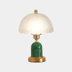 Dome Shade Table Lamp Decorative Frosted Glass, 2 Colors