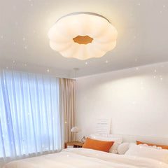 Dreamy Wood Acrylic Cloud LED Ceiling Light Bedroom