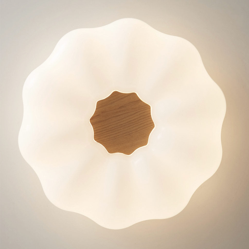 Dreamy Wood Acrylic Cloud LED Ceiling Light Shade
