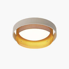 Elegant Wrought Iron Round Flush Mount Ceiling Light Main