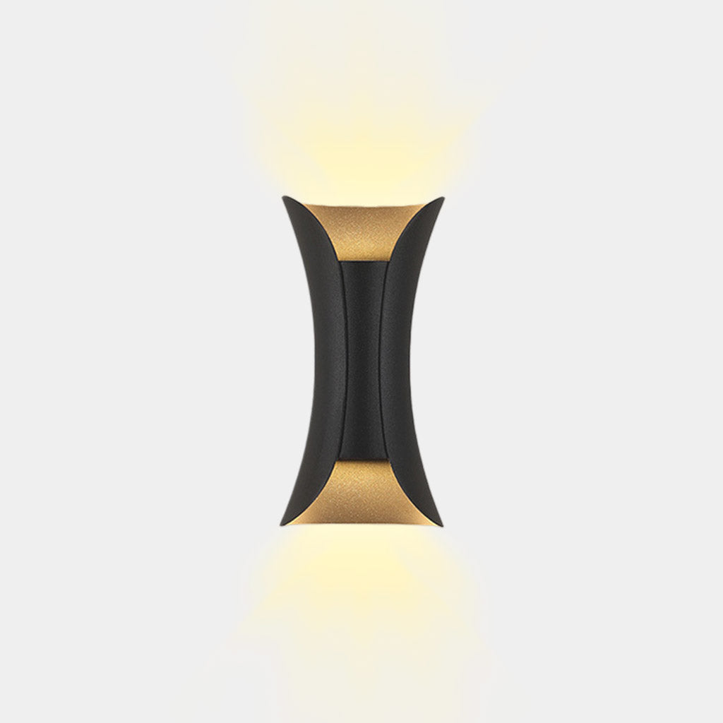 Lampada da parete per esterni moderna IP65 LED su e giù