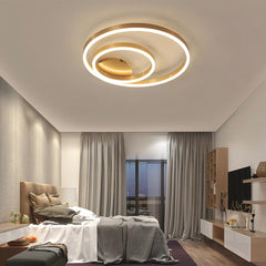 Fashion Gold Circle Round Flush Mount Ceiling Light Room