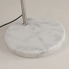 Floor Lamp Arch Fishing Pole Whtie Shade Marble Base
