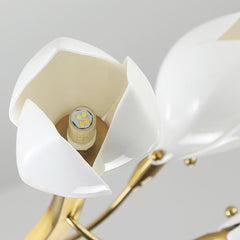 Floor Lamp Artistic Ceramic Magnolia