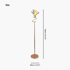 Floor Lamp Butterfly Colorful Size