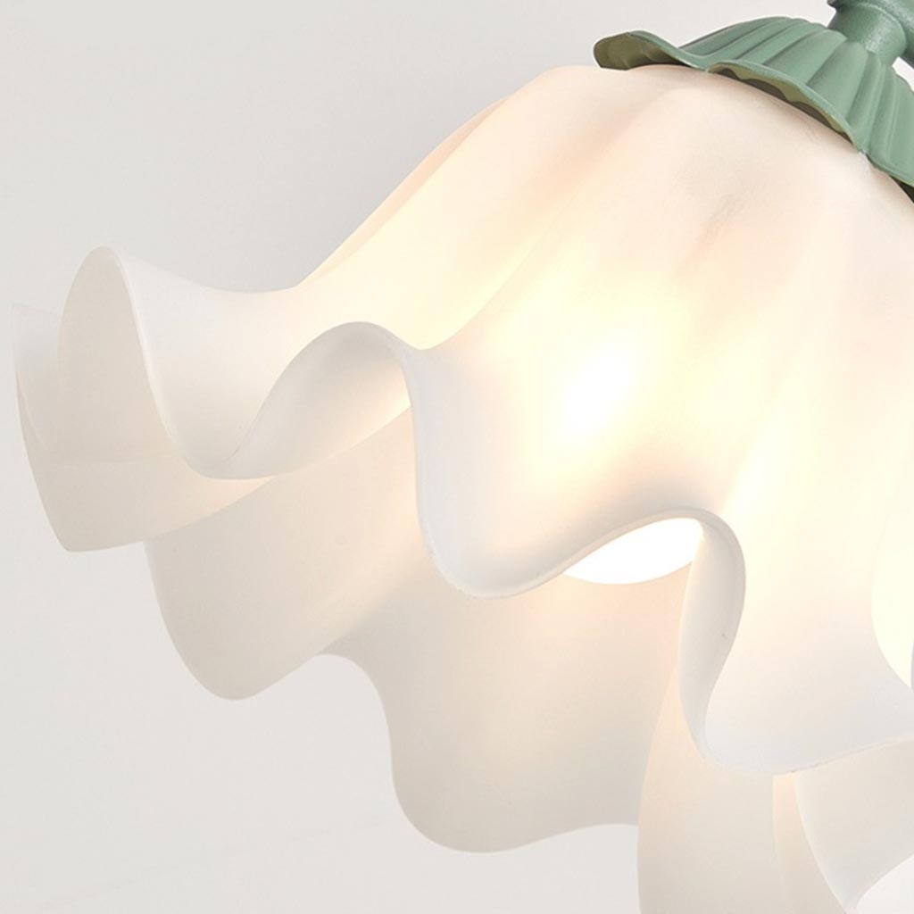 Floor Lamp Cream Acrylic Flower Lily of the Valley Shade