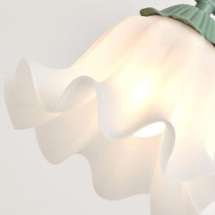 Floor Lamp Cream Acrylic Flower Lily of the Valley Shade