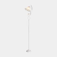 Floor Lamp Cream Acrylic Flower Lily of the Valley White