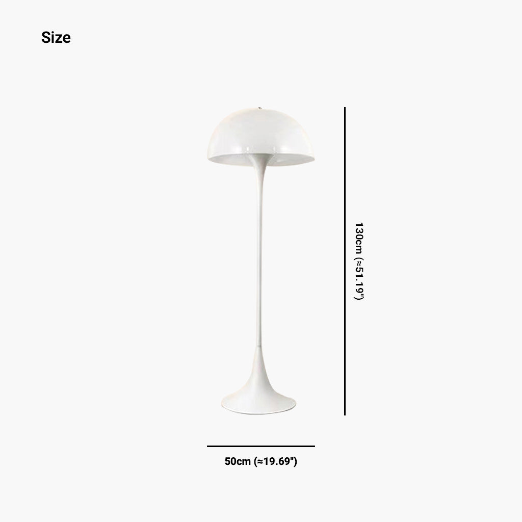 Floor Lamp Dome Mushroom Size