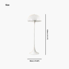 Floor Lamp Dome Mushroom Size